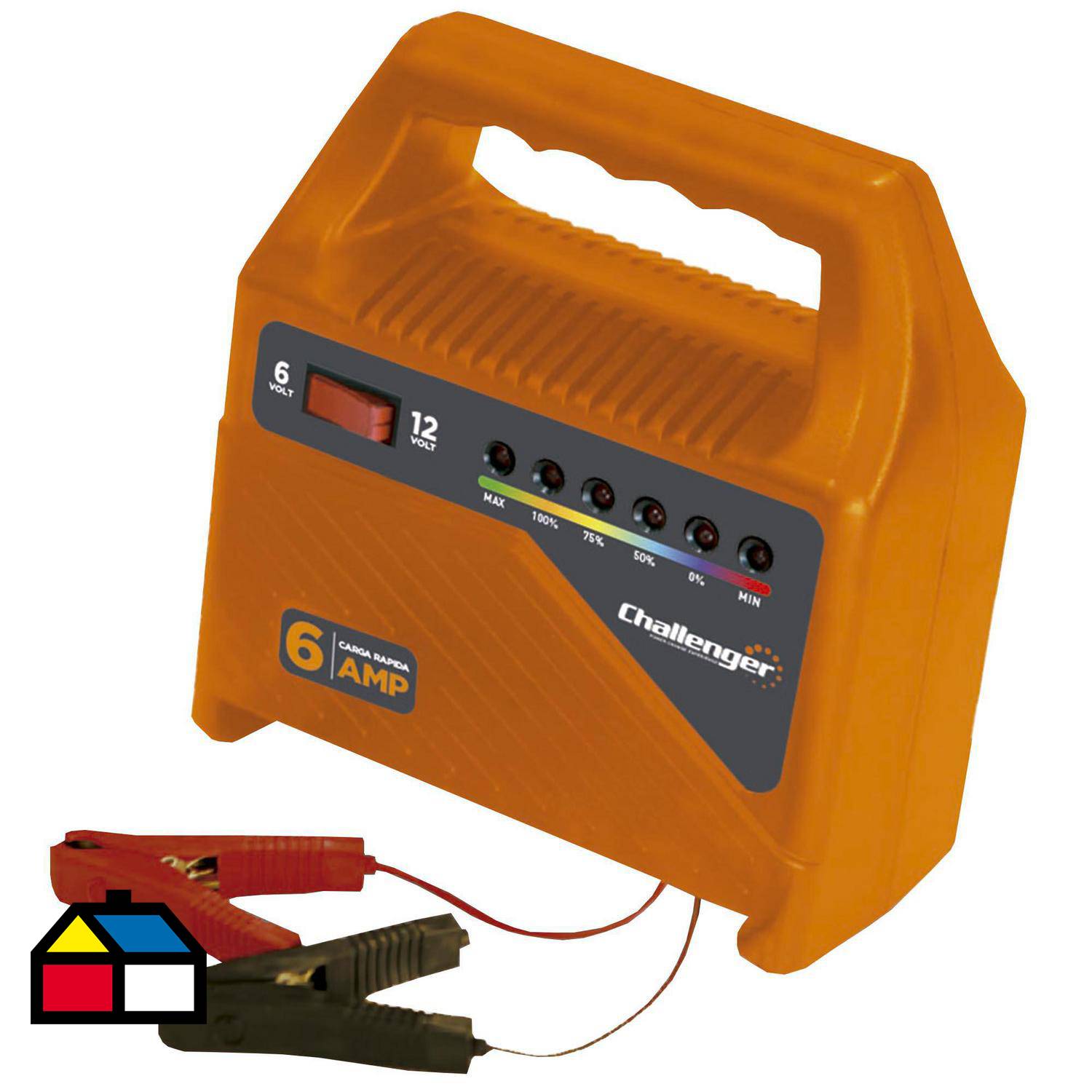 Cargador mantenedor bateria 6 voltios - 12 voltios - 1 amperes
