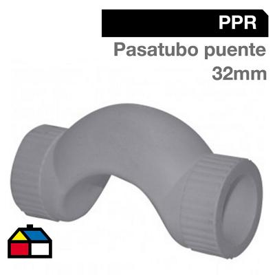 Pasatubo PPR Puente 32 mm.