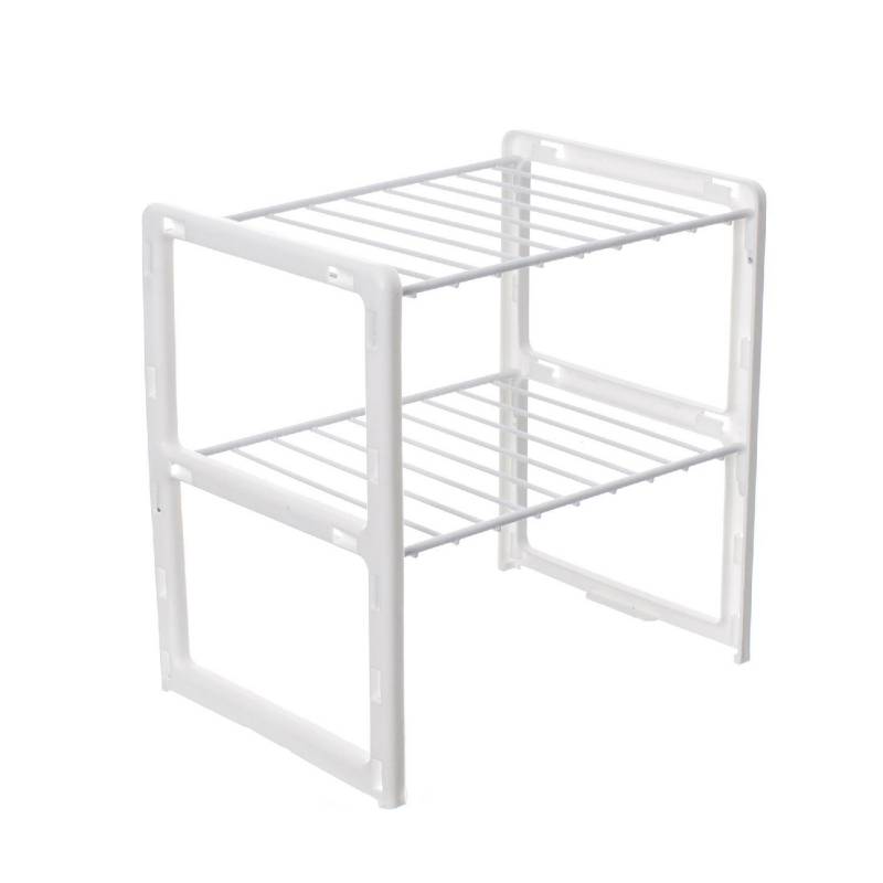 METALTRU - Rack para mueble de cocina pequeño blanco