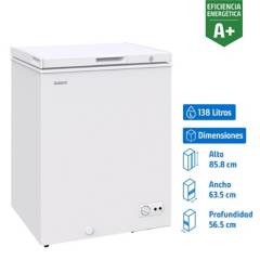 GALANZ - Freezer horizontal 138 litros blanco