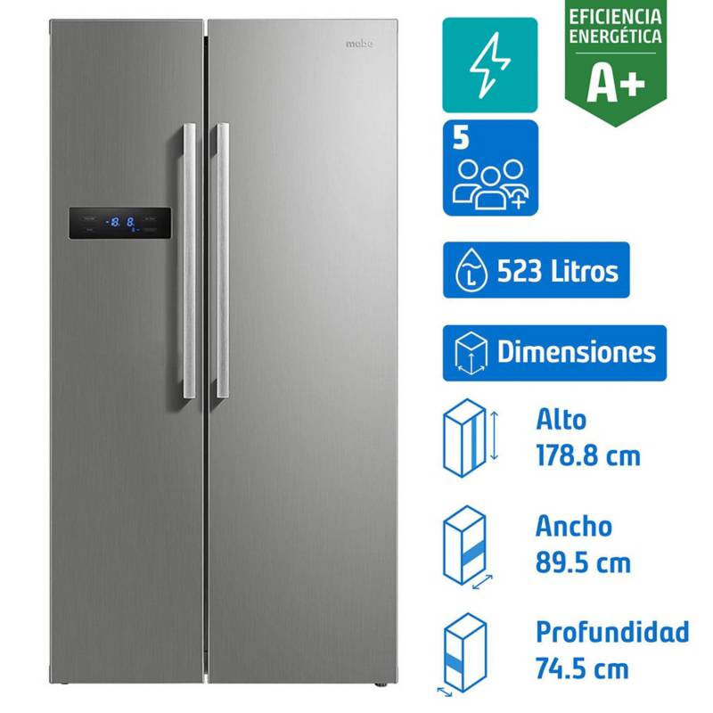 MABE - Refrigerador side by side 523 litros