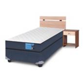 CIC - Box spring Excellence 1 plaza  + Muebles