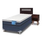 CIC - Box spring Excellence Plus 1 plaza  + Muebles