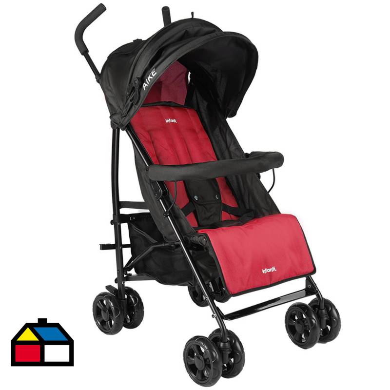 INFANTI - Coche Paseo Aike Black Red