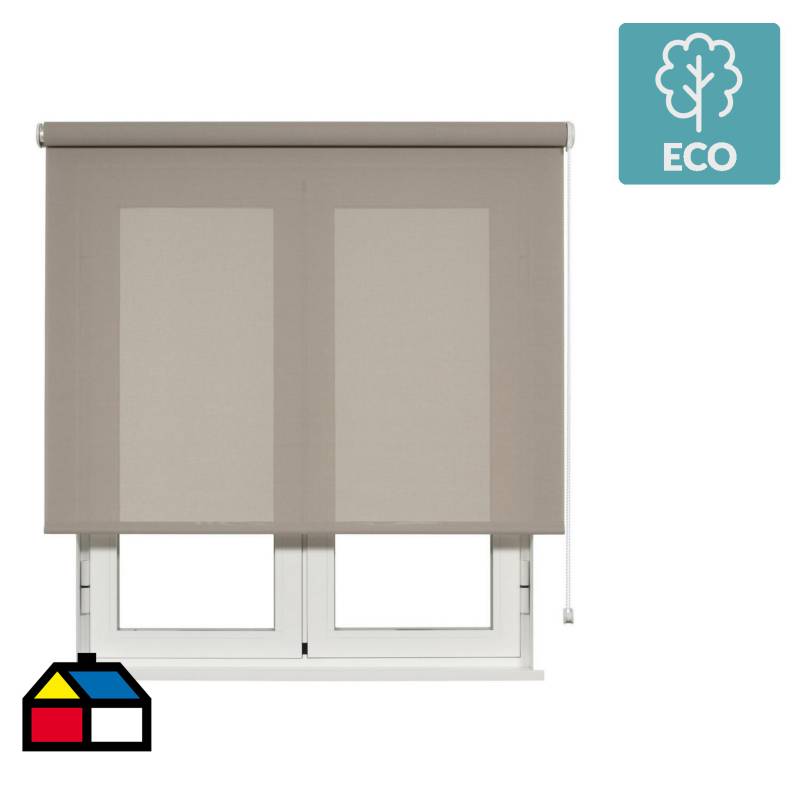 Estor enrollable screen 10% (An x Al: 200 x 250 cm, Blanco)