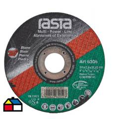 RASTA - Disco de corte piedra 4,5" óxido de aluminio