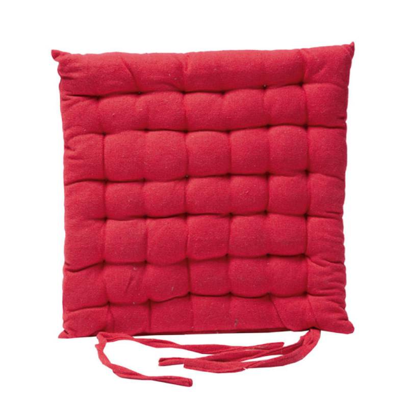 DIB - Cojín silla denim 40x40 cm rojo