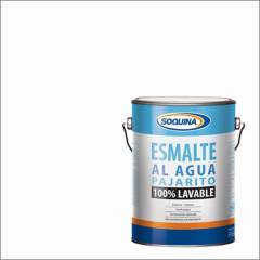 SOQUINA - Esmalte al agua Pajarito blanco 1 gl