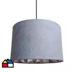 CONCEPT LIGHTING - Lámpara de colgar Daia Flor gris E27