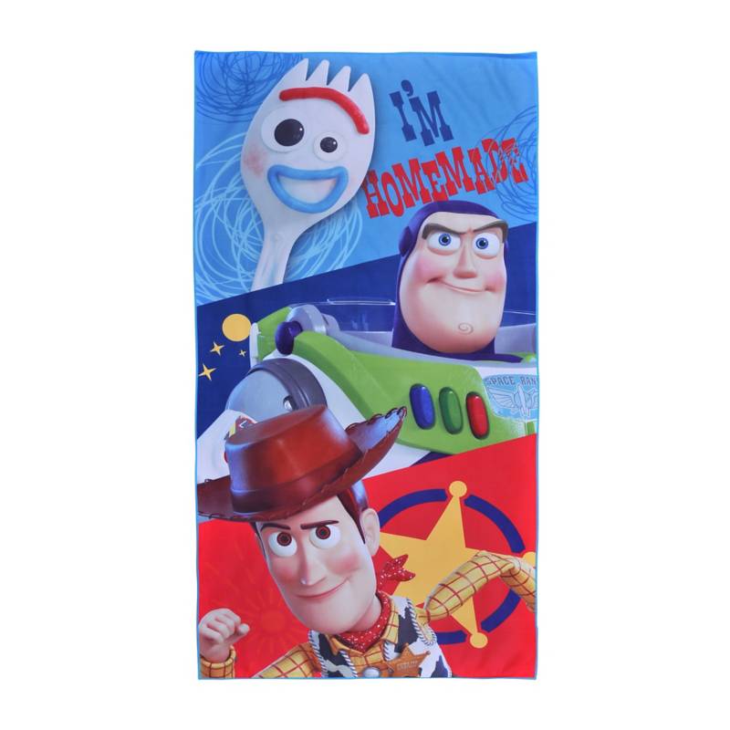 DISNEY - Toalla playa suede 70x140 cm Toy Story 4 New