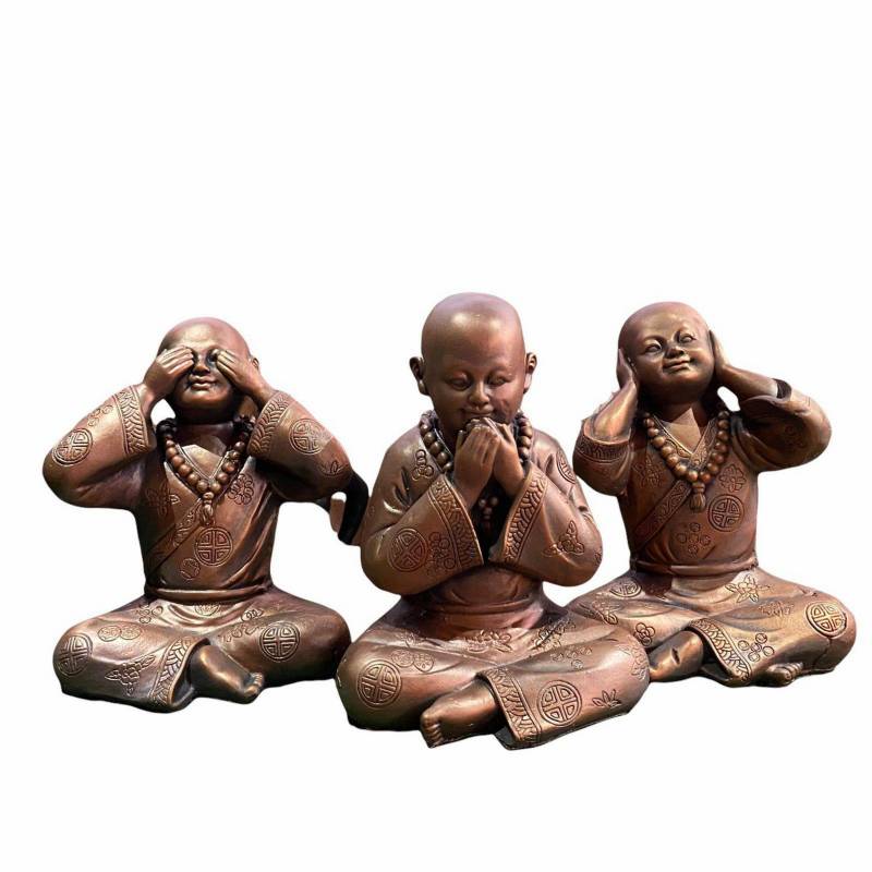 SAT NAM INSPIRES - Budas sabios cobre 27cm