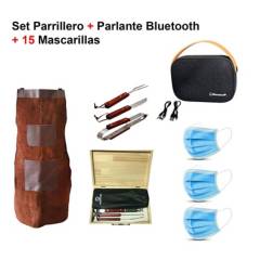 POWER FORCE - Set Parrillero + Parlante Bluetooth