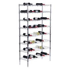 AUTORODEC - Rack para 72 botellas de vino 36x91x160 cm 8 repis
