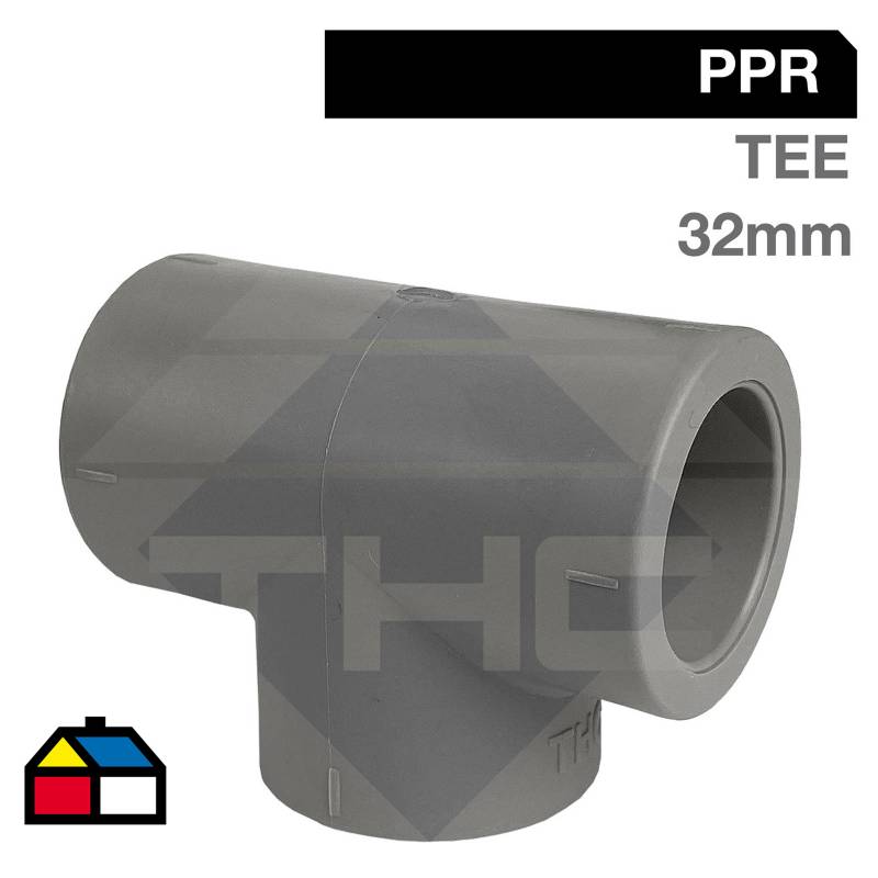THC - Tee gris 32 mm PP-RCT