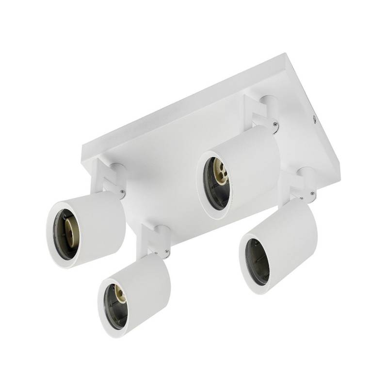 HB LEDS - Apliqué Con 4 Focos LED Porta GU10 Blanco