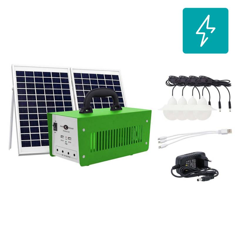 PARKSOLAR - Kit de energía solar 220 V / 100 W