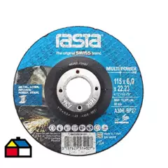 RASTA - Disco de desbaste 4,5" óxido de aluminio