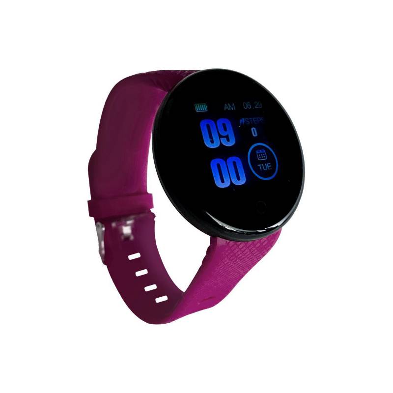 ASIAMERICA - Reloj Inteligente Smartwatch 4,2x1x4,2 cm Púrpura
