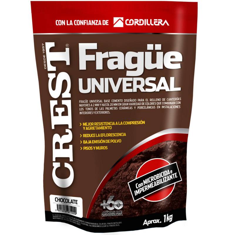 CREST - Frague piso/muro chocolate 1 kg