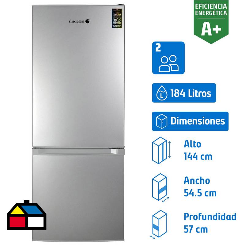 SINDELEN - Refrigerador frio directo BF 184 litros