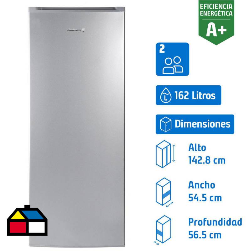 SINDELEN - Freezer vertical 162 litros