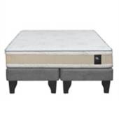 JUST HOME COLLECTION - Cama 2,0 plazas gris