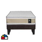 JUST HOME COLLECTION - Cama 1,5 plazas chocolate
