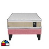 JUST HOME COLLECTION - Cama 1,5 plazas rosa