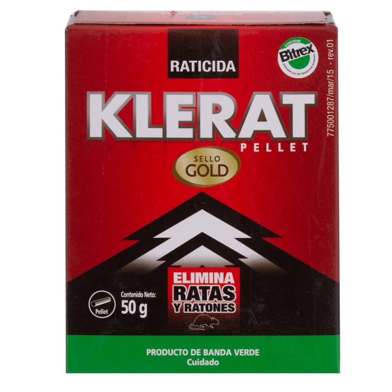 KLERAT - Raticida en pellet 50 gr