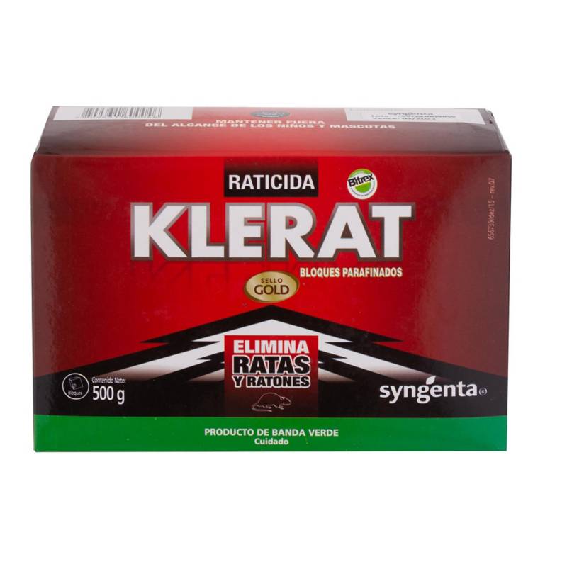 KLERAT - Raticida en bloque 500 gr