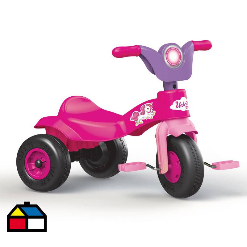 KIDSCOOL - Triciclo Unicornio a pedales