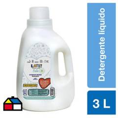 LATE - Detergente bebé orgánico 3 litros con aroma a manzanilla.