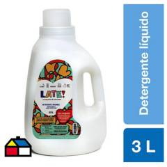 LATE - Detergente orgánico 3 litros con aroma a coco.