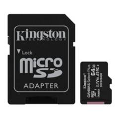 KINGSTON - Memoria microsd c/adapt 64GB