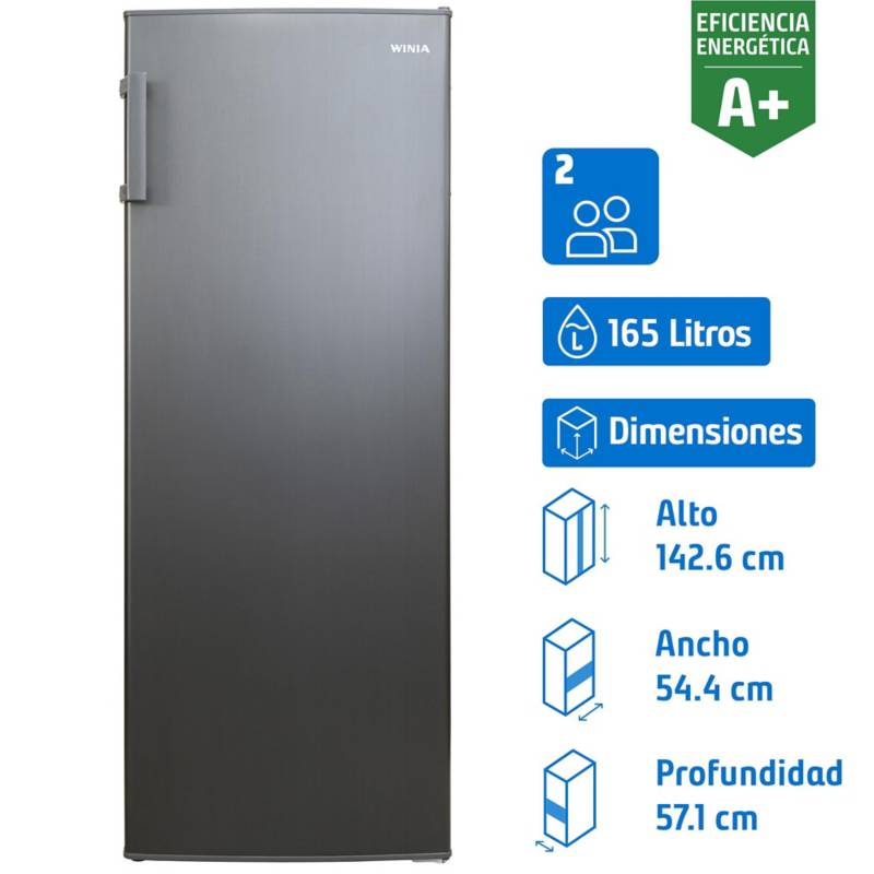 WINIA - Freezer vertical 157 litros