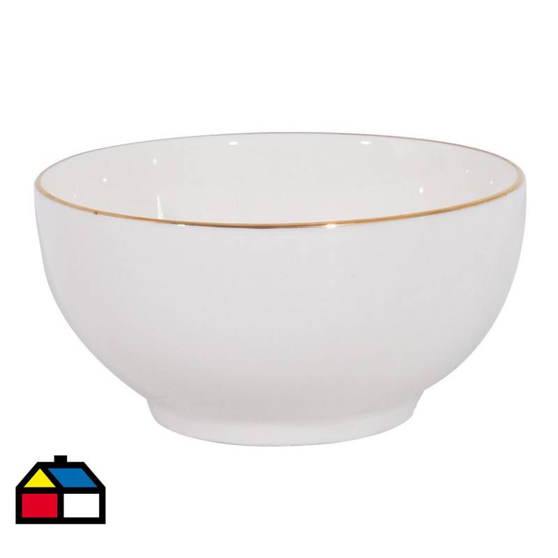 HALLEN - Bowl 15 cm blanco porcelana
