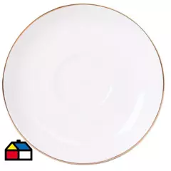 HALLEN - Platillo 15 cm blanco porcelana