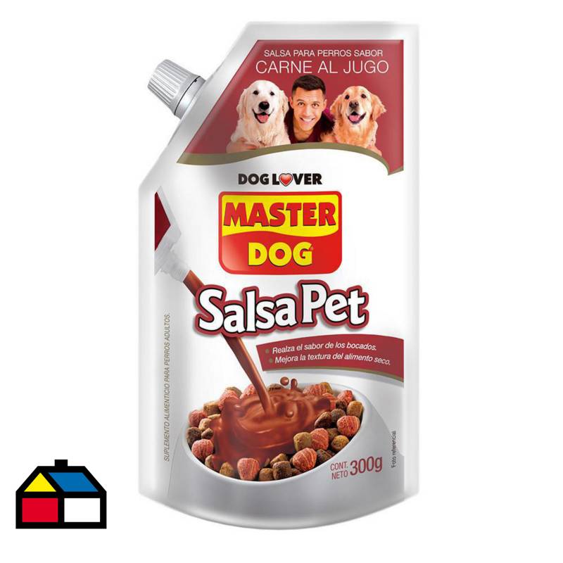 MASTER DOG - Salsa para perro carne al jugo 300gr