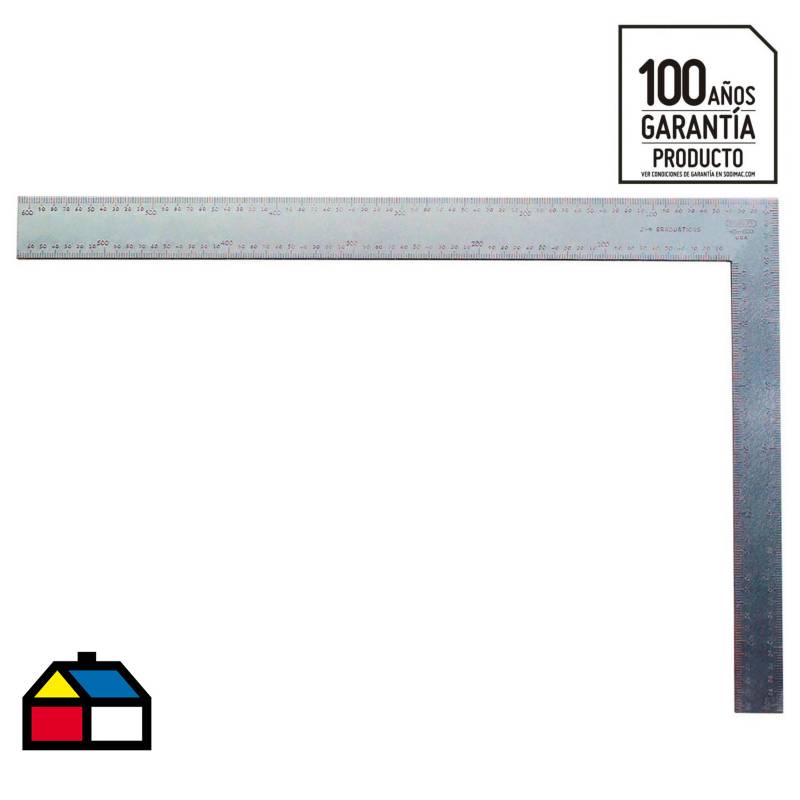 STANLEY - Escuadra carpintería 16" aluminio negro