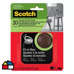 SCOTCH - Fieltro ajustable 38 mm café
