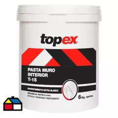 TOPEX - Pasta muro interior TOPEX TR-15 1 galón