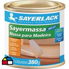 SAYERLACK - Masiila de retape (reparación) para madera base agua Blanca 380g