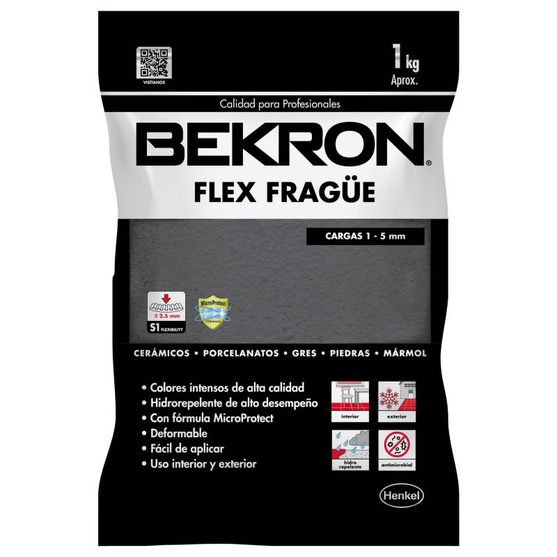 BEKRON - Bekron Flex Fragüe Pizarra 1 Kg