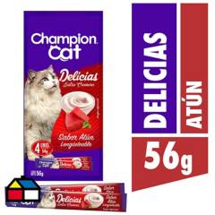 CHAMPION CAT - Snack delcias atún 56 gr