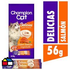 CHAMPION CAT - Snack delicias salmón 56 gr.
