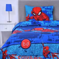 DISNEY - Plumón relleno 200 grs single Spiderman ciudad