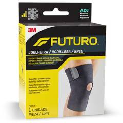 FUTURO - Soporte de rodilla ajustable negro.