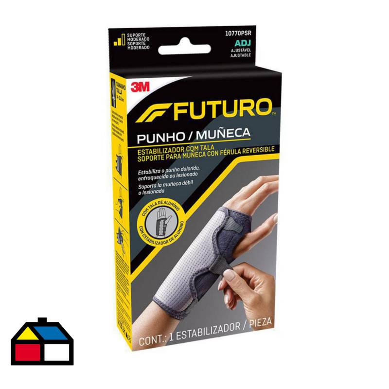 FUTURO - Muñequera con férula reversible gris