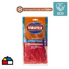 VIRUTEX - Guantes antibacterial talla m
