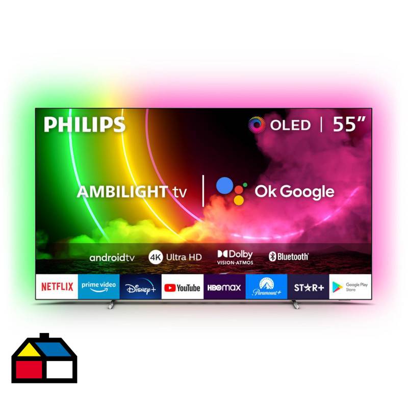 PHILIPS - Smart TV OLED 55 " 4K Ultra HD 55OLED706